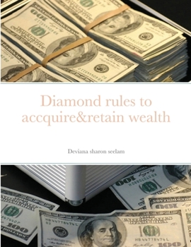 Paperback Diamond rules to accquire&retain wealth Book