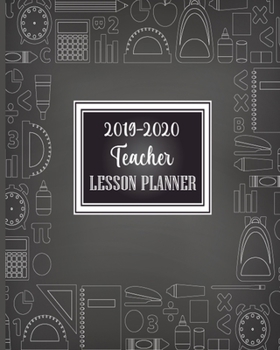 2019-2020 Teacher Lesson Planner: Complete Blanked Yearly Lessons & Schedule For Teacher: Pretty Floral with Monthly and Weekly spreads,  Academic ... (Inspire Teachers: Planners & Lesson Plans)
