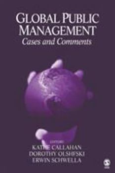 Paperback Global Public Management: Cases and Comments Book