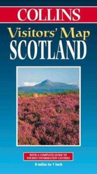 Map Collins Visitors' Map Scotland Book