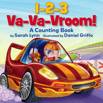 Paperback 1-2-3 Va-Va-Vroom!: A Counting Book