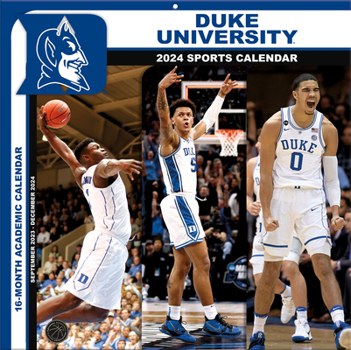 Calendar Duke Blue Devils 2024 12x12 Team Wall Calendar Book