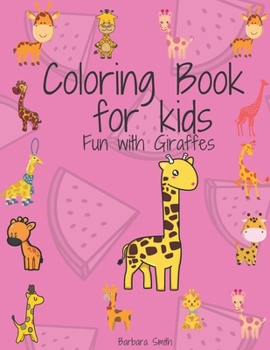 Paperback Coloring Book for Kids Fun with Giraffes Book