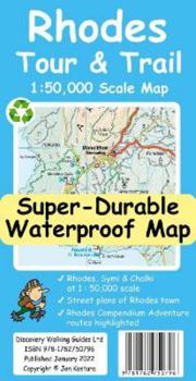 Map Rhodes Tour and Trail Super Durable Map Book