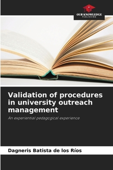 Paperback Validation of procedures in university outreach management Book