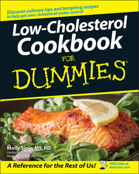 Paperback Low-Cholesterol Cookbook for Dummies Book