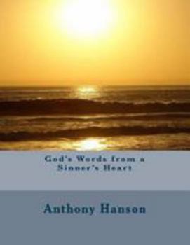 Paperback God's Words from a Sinner's Heart Book