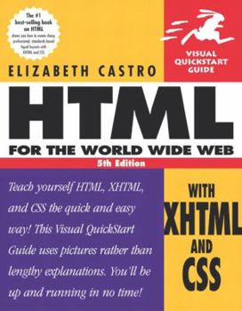 Paperback HTML for the World Wide Web with XHTML and CSS: Visual QuickStart Guide Book