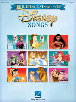 Paperback The Illustrated Treasury of Disney Songs Book