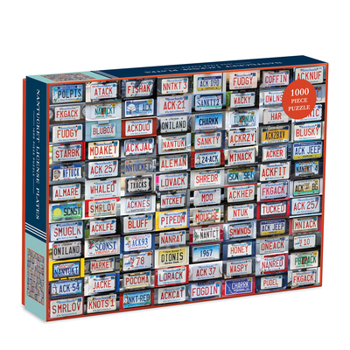 Misc. Nantucket License Plates 1000 Piece Puzzle Book