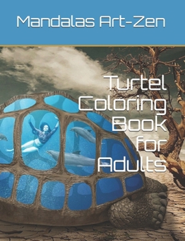 Paperback Turtel Coloring Book for Adults Book