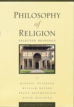 Paperback Philosophy of Religion: Selected Readings Book