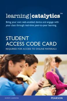 Misc. Learning Catalytics -- Access Card (12-Month Access) Book