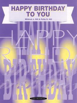 Paperback Happy Birthday to You: Piano/Vocal, Sheet Book