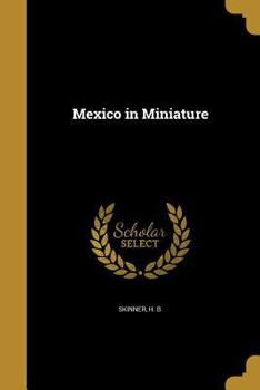 Paperback Mexico in Miniature Book