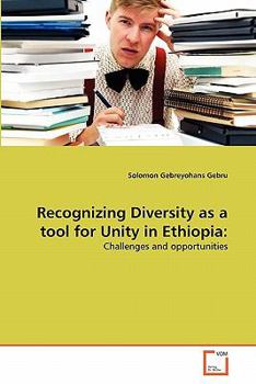 Paperback Recognizing Diversity as a tool for Unity in Ethiopia Book