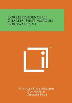 Paperback Correspondence of Charles, First Marquis Cornwallis V1 Book