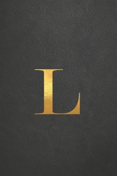 Paperback L: Executive Monogram Initial Journal (Vintage Leather Look Personalized Letter Notebooks) Book