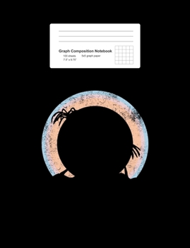 Graph Composition Notebook: Math, Physics, Science Exercise Book - Namaste Palm Trees Beach Yoga Meditation Gym Fitness Gift - Black 5x5 Graph Paper - Back To School Gift For Kids, Teens, Boys, Girls 