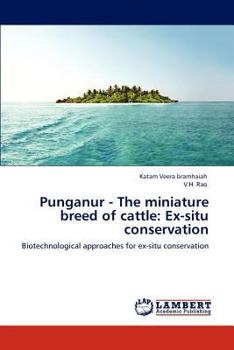 Paperback Punganur - The miniature breed of cattle: Ex-situ conservation Book