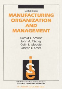 Paperback Manufacturing Organization and Management Book