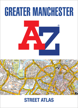 Paperback Greater Manchester A-Z Street Atlas Book