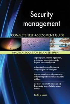 Paperback Security management Complete Self-Assessment Guide Book