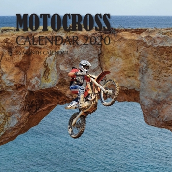 Paperback Motocross Calendar 2020: 16 Month Calendar Book