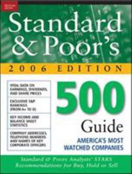 Paperback Standard & Poor's 500 Guide Book