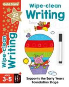 Paperback Gold Stars Wipe-Clean Writing Ages 3-5 Early Years [Paperback] [May 25, 2017] Parragon Book