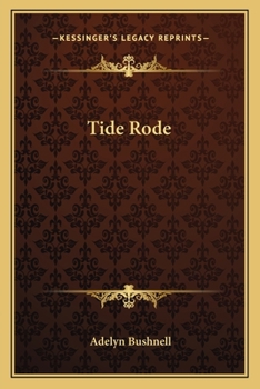 Paperback Tide Rode Book