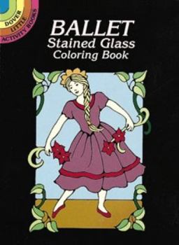 Paperback Ballet Stained Glass Coloring Book