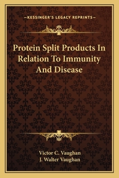 Paperback Protein Split Products In Relation To Immunity And Disease Book