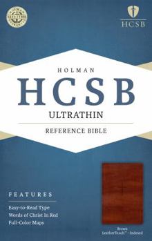 Hardcover Ultrathin Reference Bible-HCSB Book