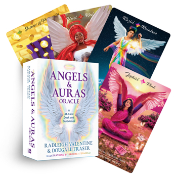 Cards Angels & Auras Oracle: A 44-Card Deck and Guidebook Book