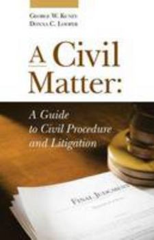 Paperback A Civil Matter (Coursebook) Book