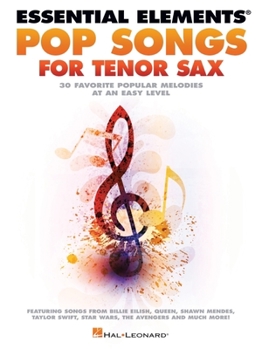 Paperback Essential Elements Pop Songs for Tenor Saxophone Book