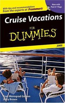 Paperback Cruise Vacations for Dummies Book