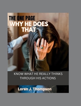 Paperback The one page why he does that: Know what he really thinks through his actions Book