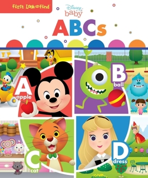 Library Binding Disney Baby: ABCs: First Look and Find Book