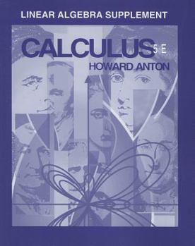 Calculus--Linear Algebra Supplement