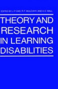 Hardcover Theory and Research in Learning Disabilities Book