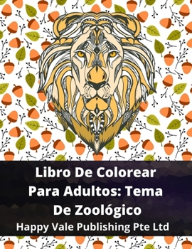 Paperback Libro De Colorear Para Adultos: Tema De Zoológico [Spanish] Book