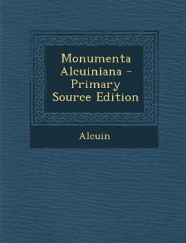 Paperback Monumenta Alcuiniana [Latin] Book