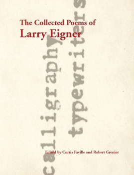 Hardcover The Collected Poems of Larry Eigner, 4-Volume Set Book