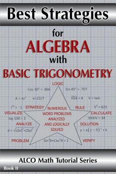 Paperback Best Strategies for Algebra with Basic Trigonometry Book
