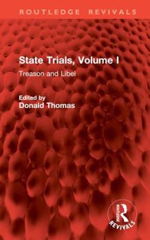 Hardcover State Trials, Volume I: Treason and Libel Book