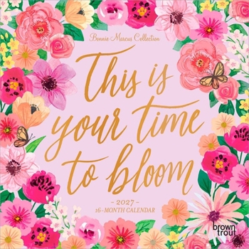 Bonnie Marcus Official 2027 7 X 14 Inch (Hanging) Monthly Mini Wall Calendar