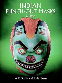 Paperback Indian Punch-Out Masks: Six Masks Book