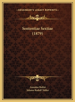 Sententiae Sextiae (1879)